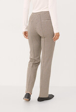 Part Two Pontas Pant in Toasted Coconut Check