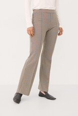 Part Two Pontas Pant in Toasted Coconut Check