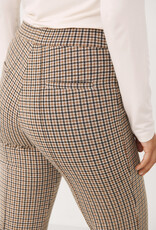 Part Two Pontas Pant in Toasted Coconut Check