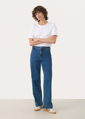 Part Two Barba Jeans in Medium Dark Blue