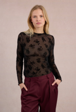 Molly Bracken Isolde Velvet Flocked Top