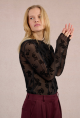 Molly Bracken Isolde Velvet Flocked Top