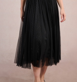 Molly Bracken Larkin Pleated Tulle and Rhinestone Skirt *Two Colours*