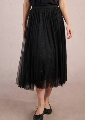 Molly Bracken Larkin Pleated Tulle and Rhinestone Skirt *Two Colours*