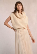 Molly Bracken Larkin Pleated Tulle and Rhinestone Skirt