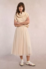 Molly Bracken Larkin Pleated Tulle and Rhinestone Skirt