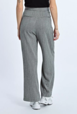 Molly Bracken Adler Trousers in Black Herringbone