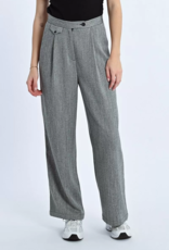 Molly Bracken Adler Trousers in Black Herringbone