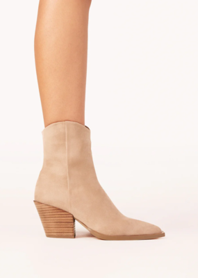 Billini Maysa Suede Booties in Porcini