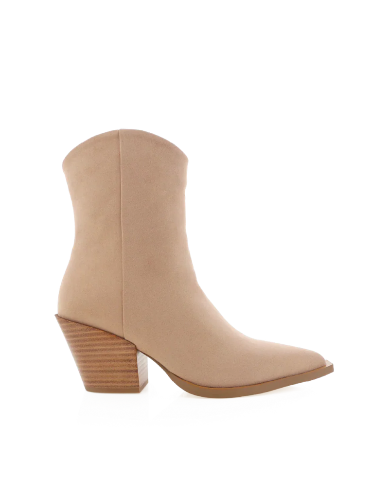 Billini Maysa Suede Booties in Porcini