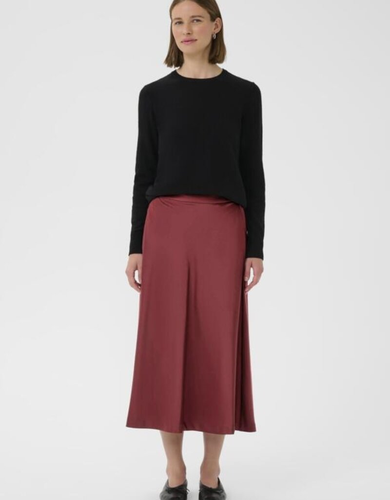 InWear Zilky Skirt in Cabernet