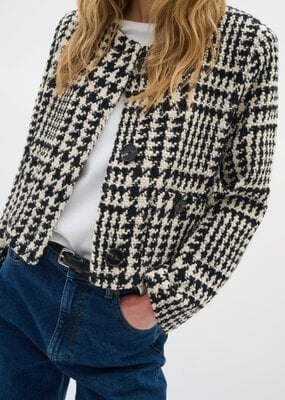 InWear Brya Jacket in Black and White Check