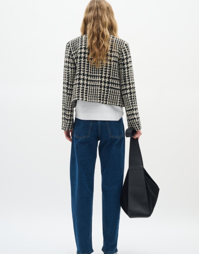 InWear Brya Jacket in Black and White Check