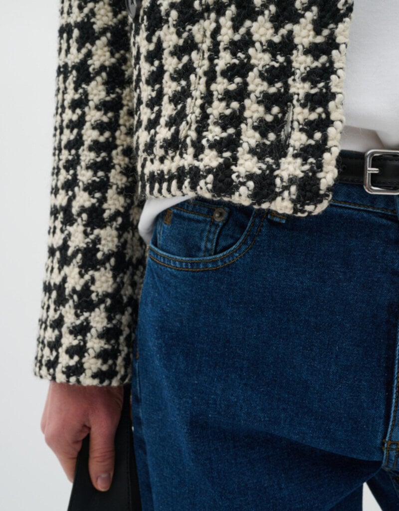 InWear Brya Jacket in Black and White Check