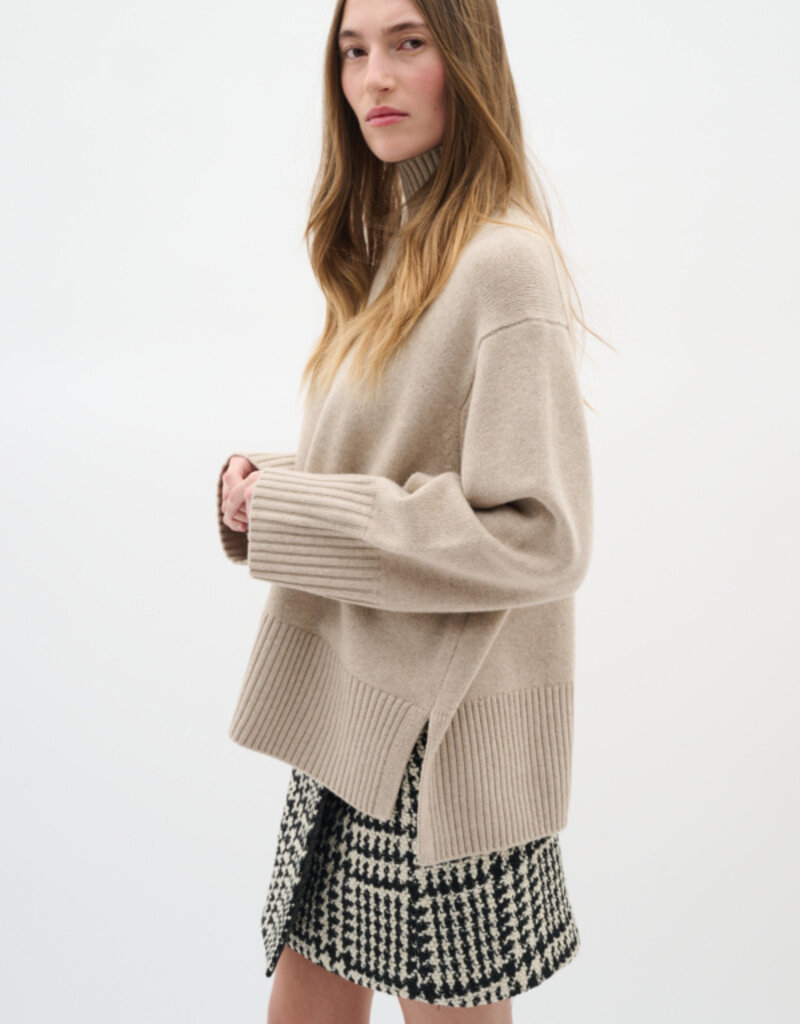 InWear Brya Skirt in Black and White Check