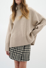 InWear Brya Skirt in Black and White Check