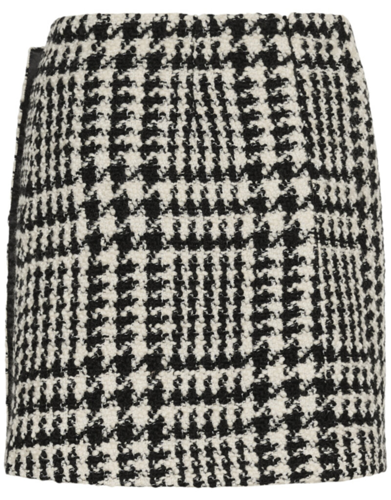 InWear Brya Skirt in Black and White Check