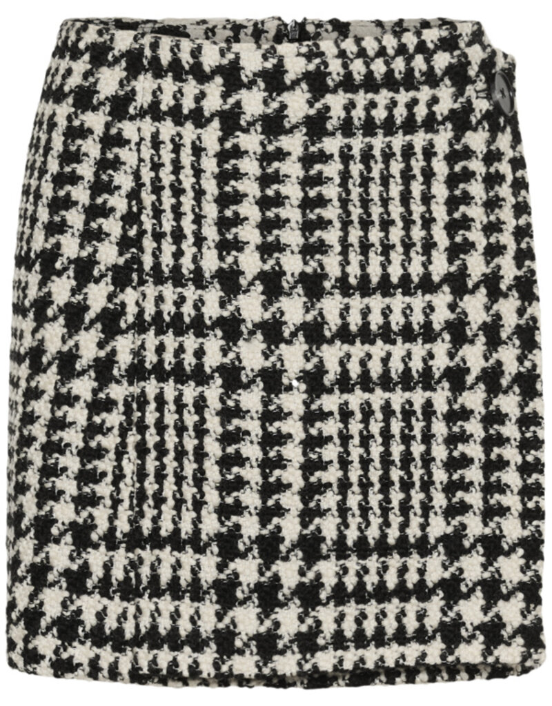 InWear Brya Skirt in Black and White Check