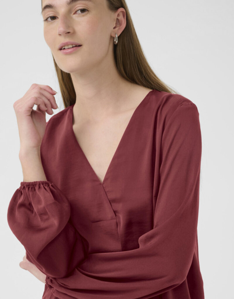InWear Rinda Blouse in Cabernet