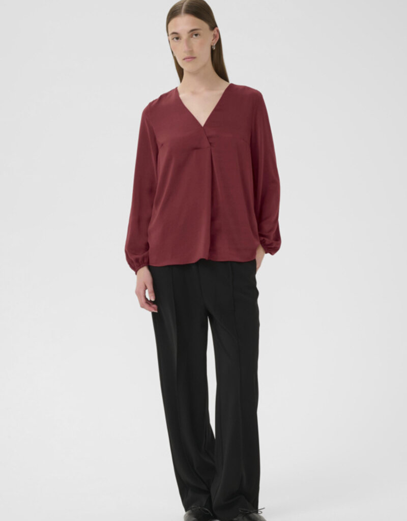 InWear Rinda Blouse in Cabernet