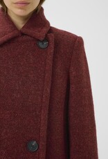 InWear Yumi Coat in Syrah Melange