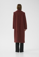InWear Yumi Coat in Syrah Melange