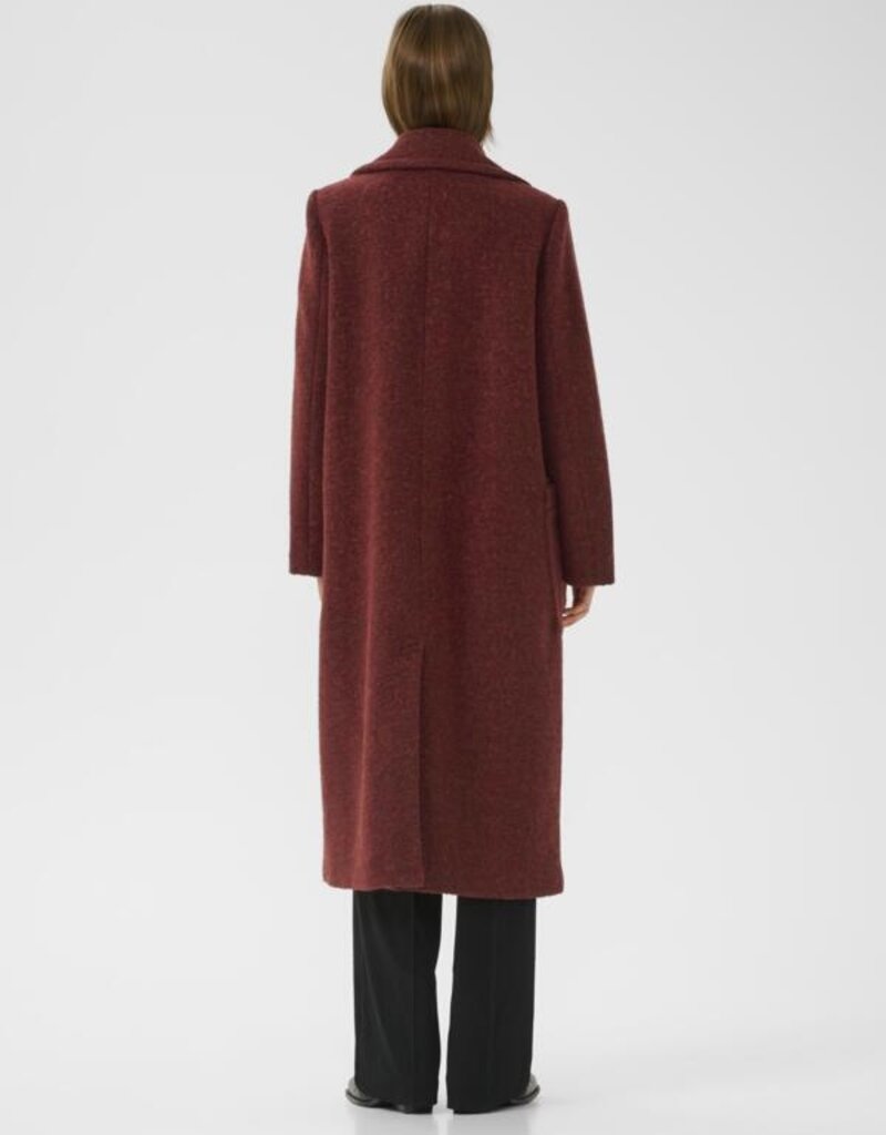 InWear Yumi Coat in Syrah Melange