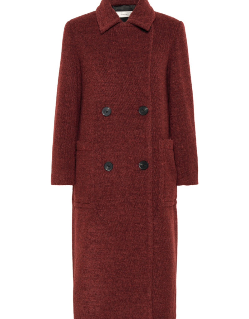 InWear Yumi Coat in Syrah Melange
