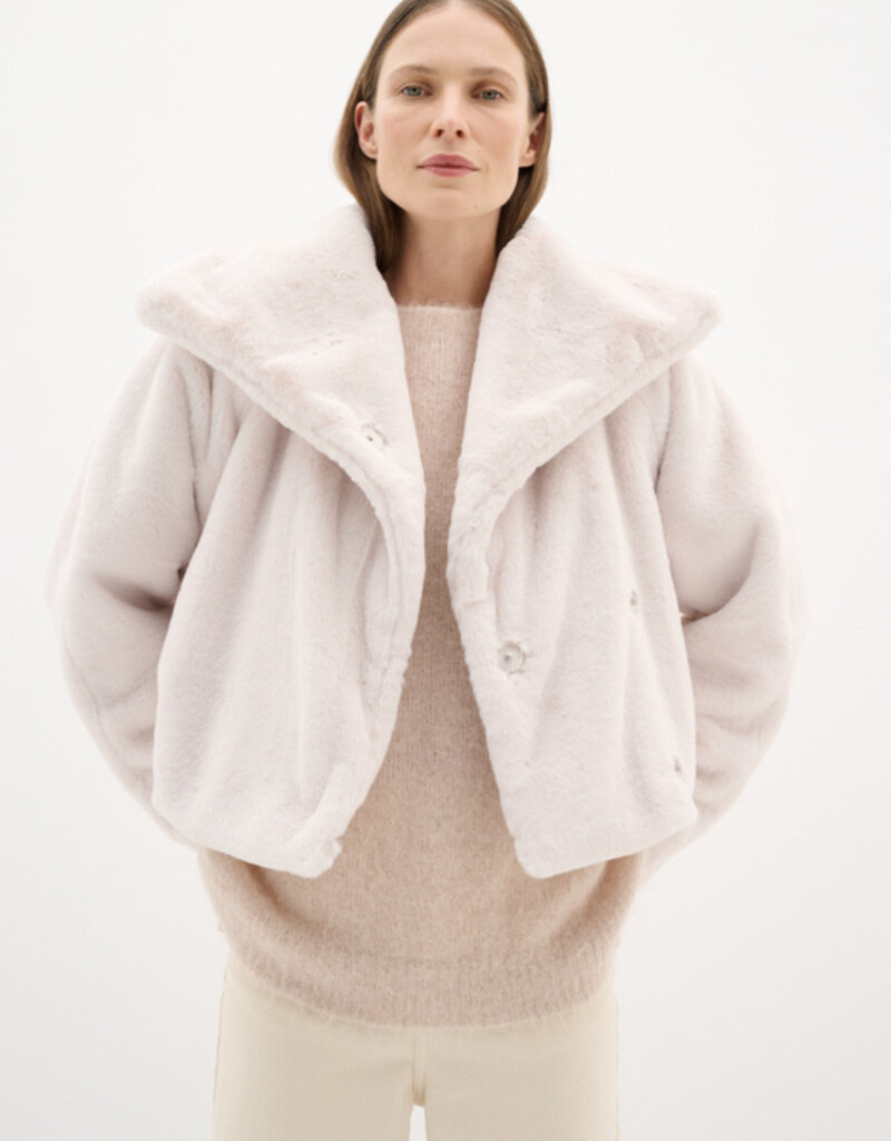 InWear Yobo Faux Fur Coat in Haze