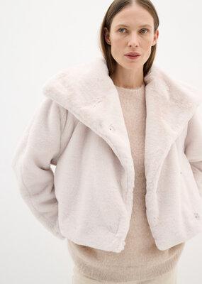 InWear Yobo Faux Fur Coat in Haze