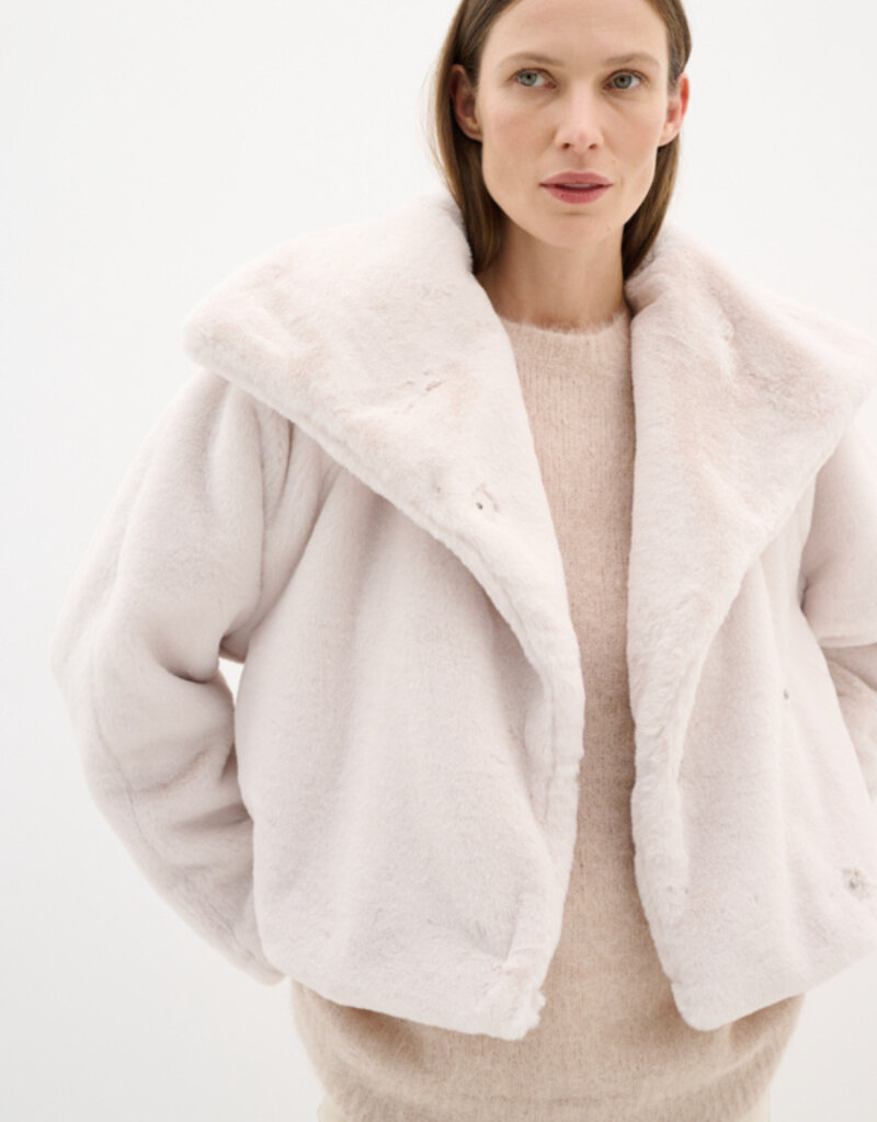 InWear Yobo Faux Fur Coat in Haze