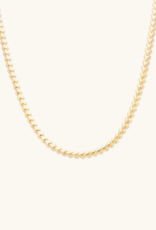 Leah Alexandra Herringheart Chain Necklace - Gold