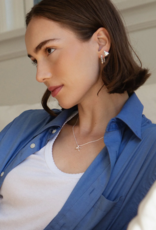 Leah Alexandra Bow Necklace - Silver