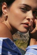 Leah Alexandra Triplette Pave Hoops - CZ