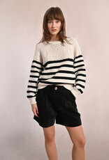 Molly Bracken Ramsey Striped Crew Sweater