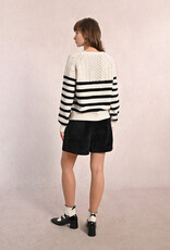Molly Bracken Ramsey Striped Crew Sweater