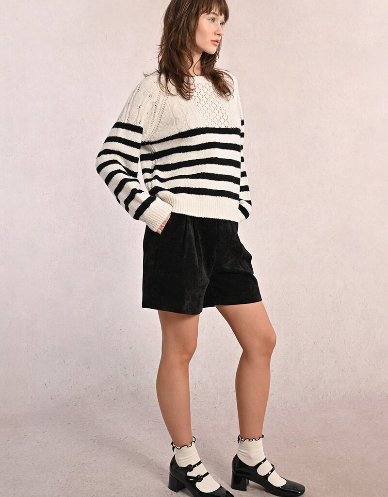 Molly Bracken Ramsey Striped Crew Sweater