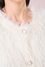 Molly Bracken Abby Cardigan in Off White