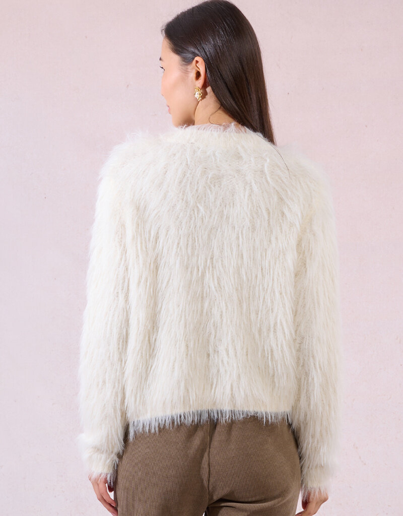 Molly Bracken Abby Cardigan in Off White