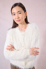 Molly Bracken Abby Cardigan in Off White