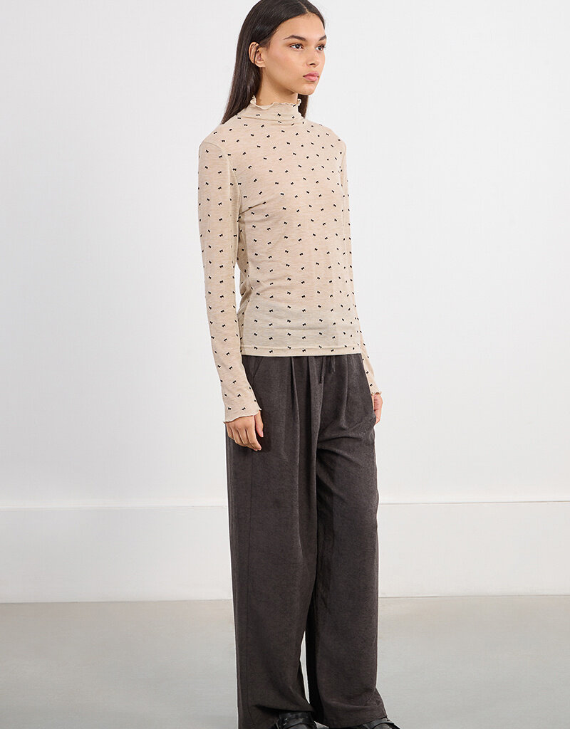 Molly Bracken Beau Lettuce-Edge Top
