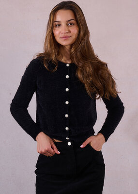 Molly Bracken Marcy Fuzzy Knit Cardigan *XS & Small Left*