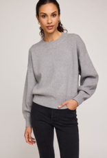 Gentle Fawn Alfie Crewneck Sweater in Heather Grey
