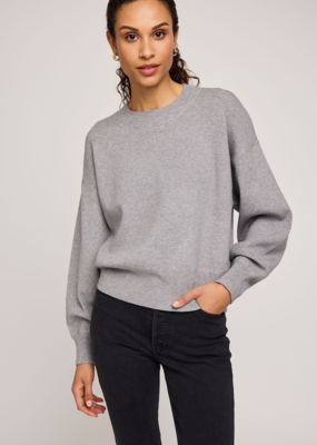 Gentle Fawn Alfie Crewneck Sweater in Heather Grey