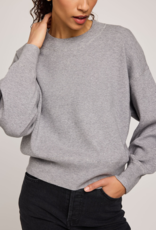 Gentle Fawn Alfie Crewneck Sweater in Heather Grey