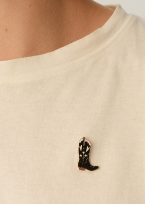 Des Petits Hauts Des Petits Hauts - Nashville Cowboy Boot Pin Brooch