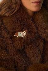 Des Petits Hauts Nono Corgi Pin Brooch