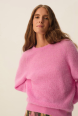 Des Petits Hauts Carlos Mohair Blend Pullover in Lady Pink