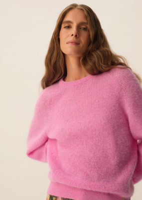 Des Petits Hauts Des Petits Hauts - Carlos Mohair Blend Pullover in Lady Pink