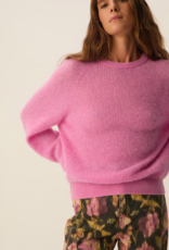 Des Petits Hauts Carlos Mohair Blend Pullover in Lady Pink